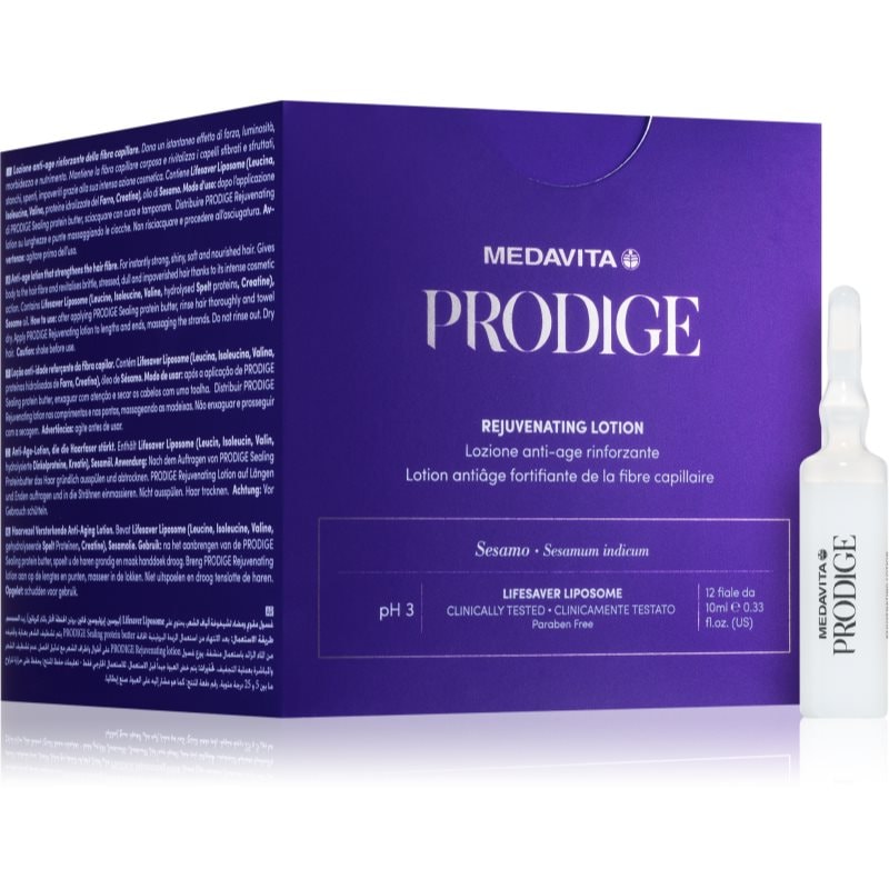 Medavita Medavita Prodige Rejuvenating Lotion грижа без отмиване за кожата на главата с подмладяващ ефект 12x - Унисекс парфюм 10мл - Сравни цени от 1 магазин с безплатна доставка