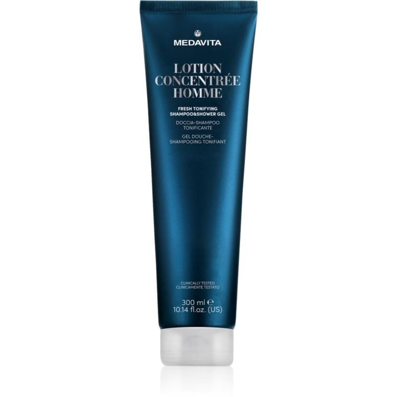 Medavita Lotion Concentree Homme Fresh Tonifying Shampoo & Shower Gel душ гел и шампоан 2 в 1