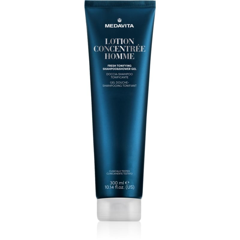 Medavita Lotion Concentree Homme Fresh Tonifying Shampoo & Shower Gel душ гел и шампоан 2 в 1 - Грижа за коса - Сравни цени от 1 магазин с безплатна доставка