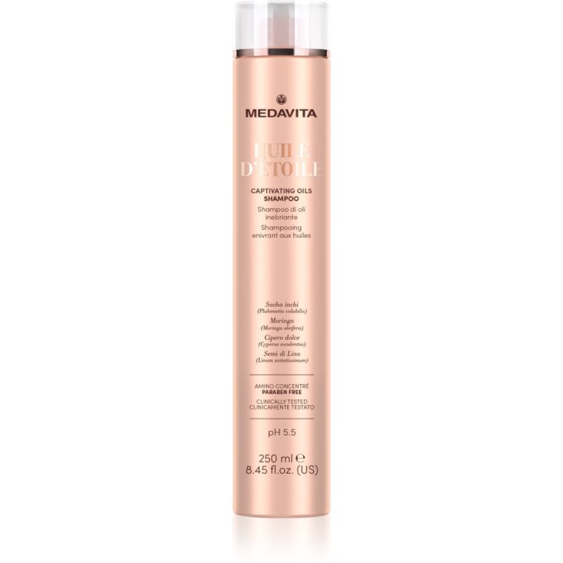 Medavita Huile d'Étolle Captivating Oils Shampoo шампоан за блясък и мекота на косата - Грижа за коса - Сравни цени от 1 магазин с безплатна доставка