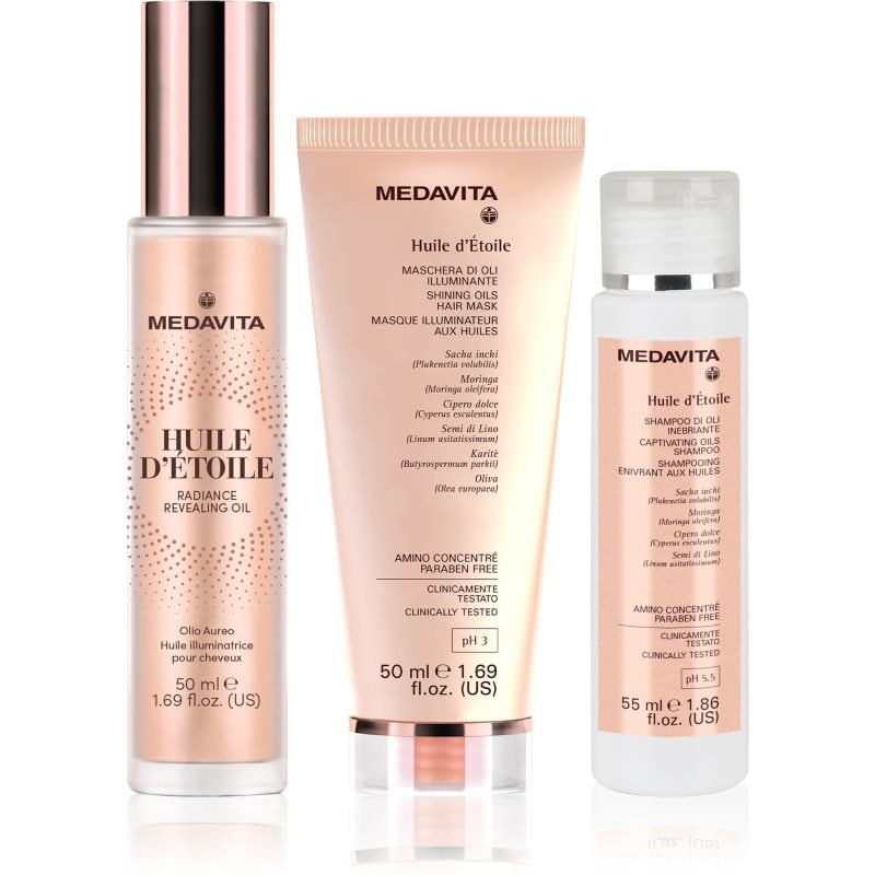 Medavita Huile d'Étolle Huile d'Étoile комплект За коса за жени - Комплект - Сравни цени от 1 магазин с безплатна доставка
