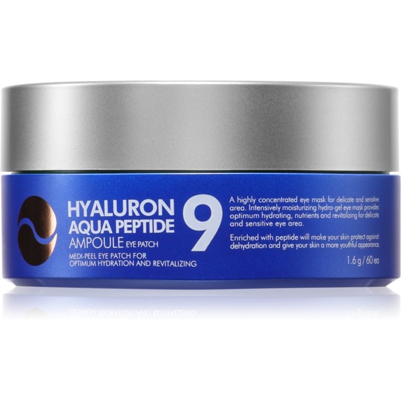 Medi - Peel Hyaluron Aqua Peptide 9 хидрогелова маска за зоната около очите с пептиди