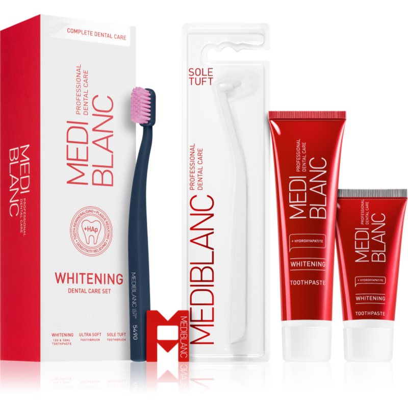 MEDIBLANC Whitening Комплект за дентална грижа за искрящи бели зъби - Комплект - Сравни цени от 1 магазин с безплатна доставка
