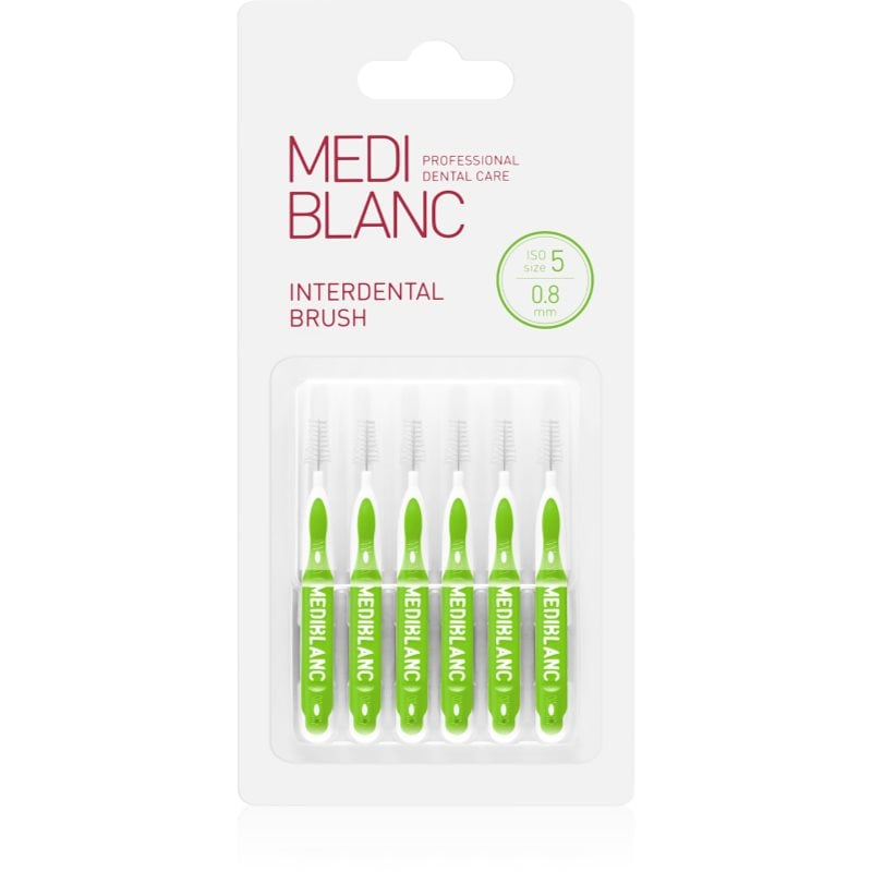 MEDIBLANC Interdental Pick-brush междузъбна четка 0,8 mm Green