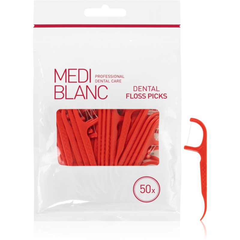 MEDIBLANC MEDIBLANC Dental Floss Picks дентални клечки с конец - Унисекс парфюм 50мл - Сравни цени от 1 магазин с безплатна доставка