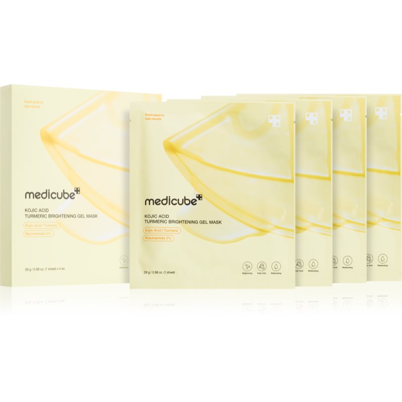 Medicube Medicube Kojic Acid Turmeric Brightening Gel Mask хидратираща и озаряващ маска с гел текстура - Унисекс парфюм 4мл - Сравни цени от 1 магазин с безплатна доставка
