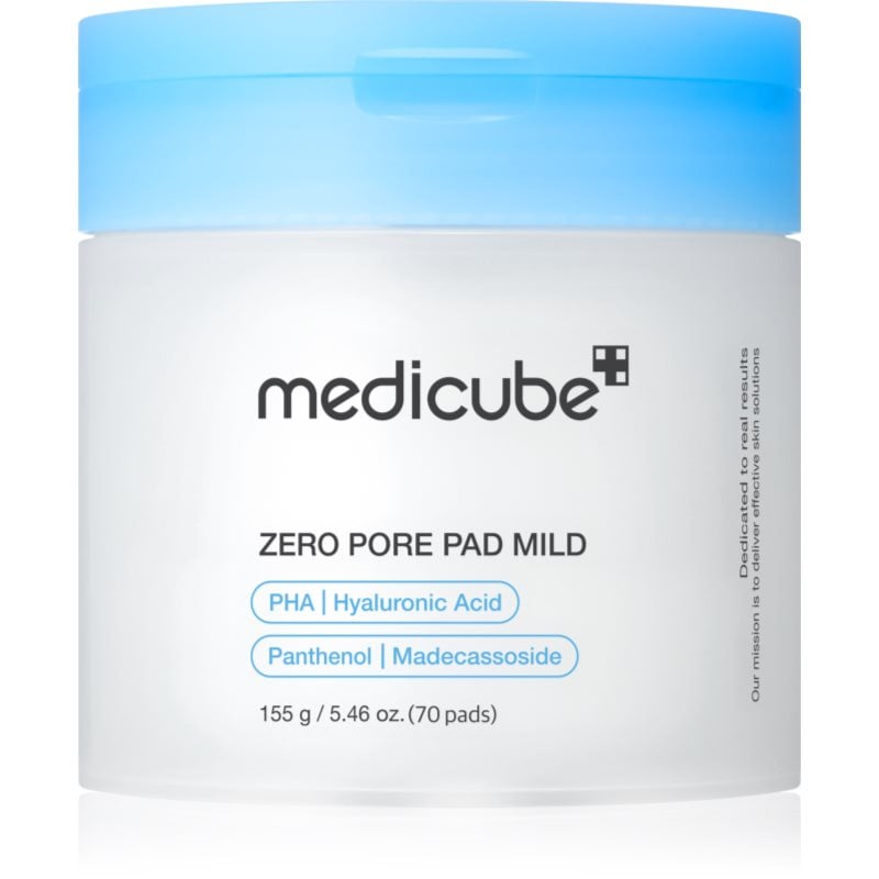 Medicube Zero Pore Pad Mild ексфолиращи тампони за лице за чувствителна кожа на лицето