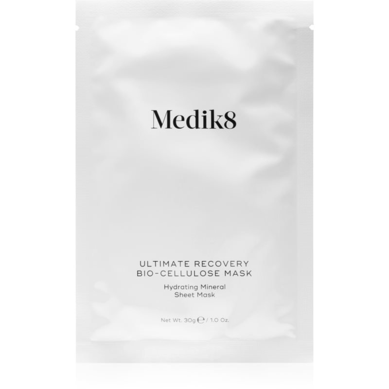 Medik8 Medik8 Ultimate Recovery Bio-Cellulose Mask платнена маска за лице с хидратиращ и успокояващ ефект - Унисекс парфюм 6мл - Сравни цени от 1 магазин с безплатна доставка