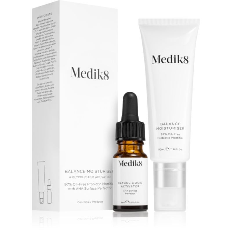 Medik8 Balance Moisturiser with Glycolic Acid Activator хидратираща грижа за лице против черни точки