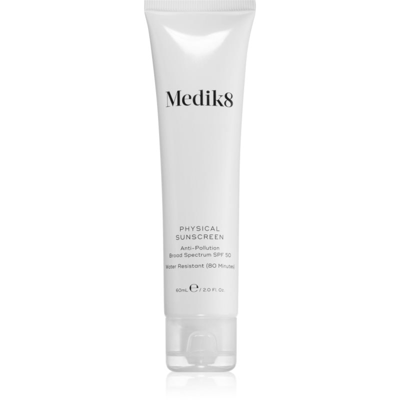 Medik8 Physical Sunscreen защитен крем за лице SPF 50 - Грижа за тяло - Сравни цени от 1 магазин с безплатна доставка