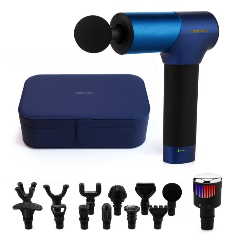 Medivon Gun ElitPulse масажен пистолет с аксесоари - Електроуред - Сравни цени от 1 магазин с безплатна доставка