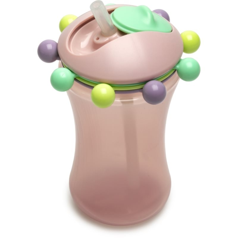 Melii Abacus Straw Sippy Cup чаша със сламка Pink - За деца - Сравни цени от 1 магазин с безплатна доставка