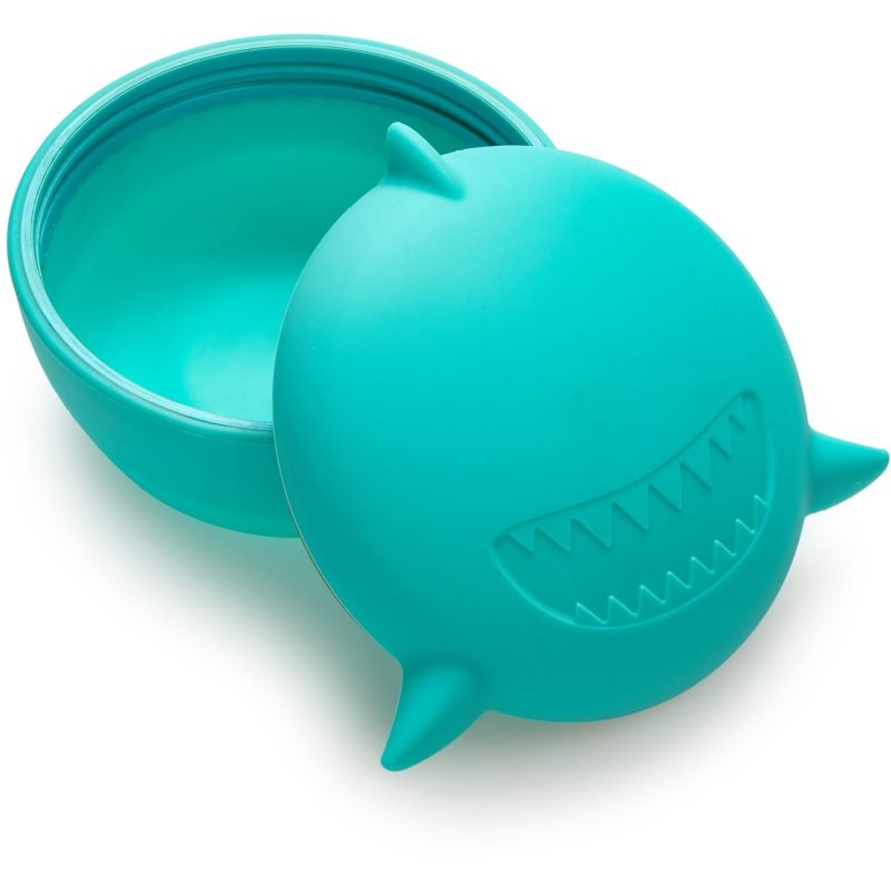 Melii Silicone Bowl with Lid кутия за закуска Shark - За деца - Сравни цени от 1 магазин с безплатна доставка