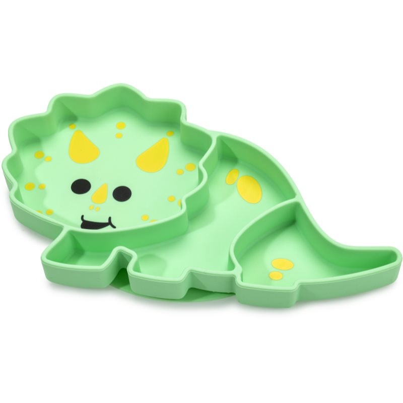 Melii Silicone Suction Plate чиния с вендуза Dino - За деца - Сравни цени от 1 магазин с безплатна доставка