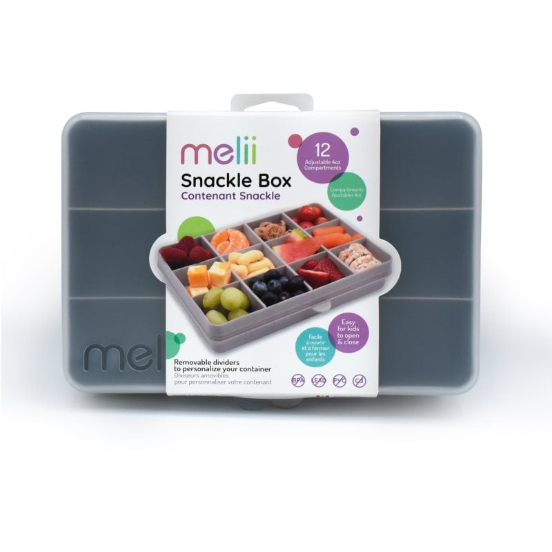 Melii Snackle Box кутийка за закуска Grey