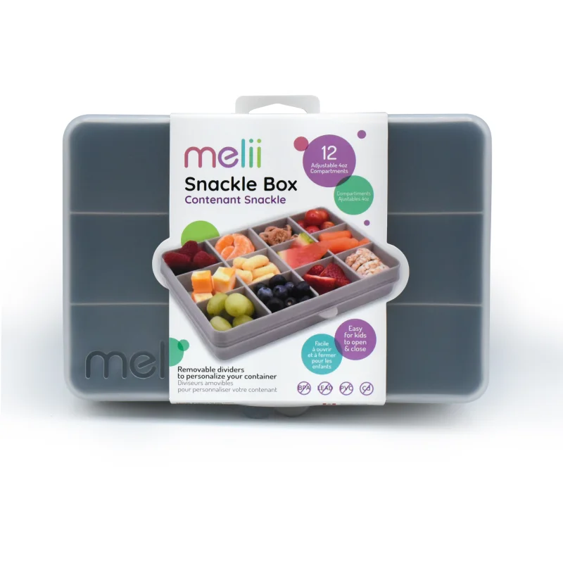 Melii Snackle Box кутийка за закуска Grey