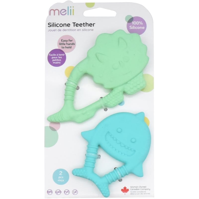 Melii Teethers гризалка Dino & Shark