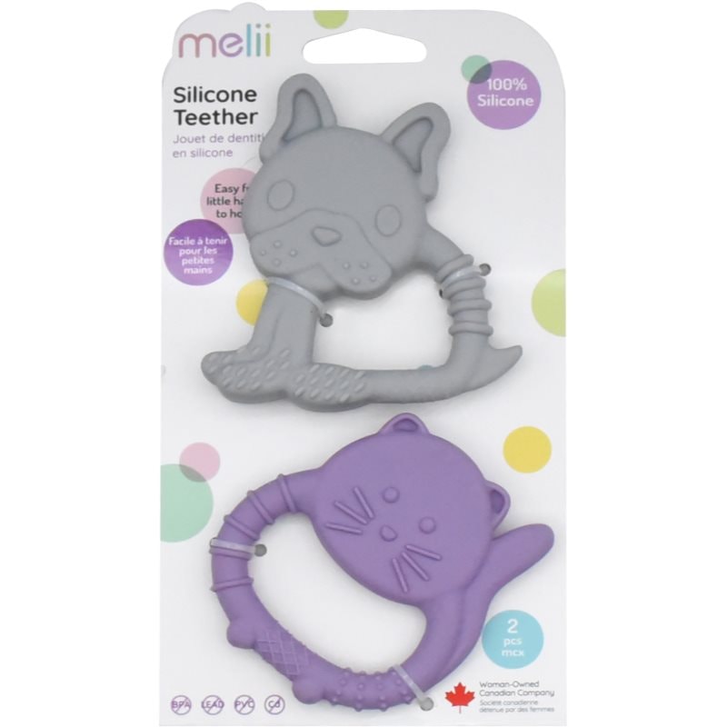 Melii Teethers гризалка Bulldog & Cat - За деца - Сравни цени от 1 магазин с безплатна доставка