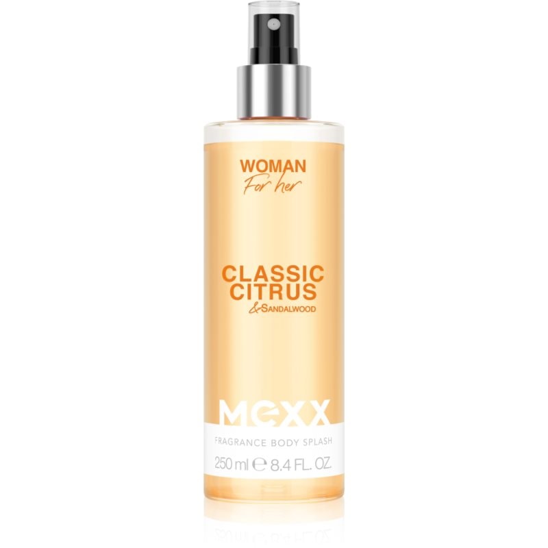 Mexx Mexx Woman Classic Citrus & Sandalwood New освежаващ спрей за тяло за жени - Дамски парфюм 250мл - Сравни цени от 1 магазин с безплатна доставка