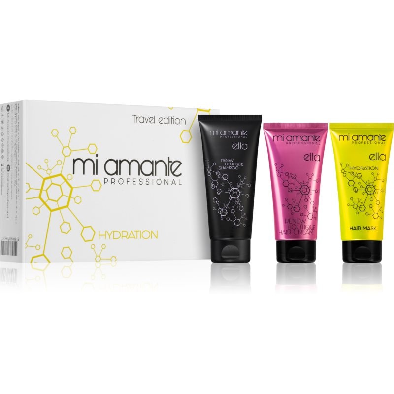 Mi Amante Professional Ella Hydration Travel Set комплект за хидратация и блясък - Комплект - Сравни цени от 1 магазин с безплатна доставка