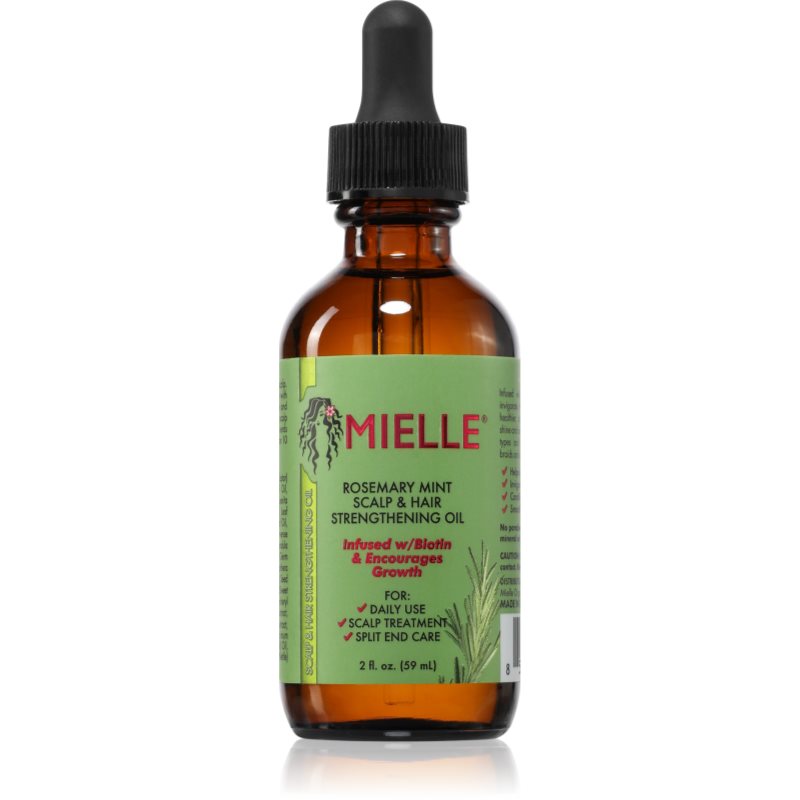 Mielle Rosemary Mint Scalp & Hair Strengthening Oil укрепващо олио За коса - Грижа за коса - Сравни цени от 1 магазин с безплатна доставка