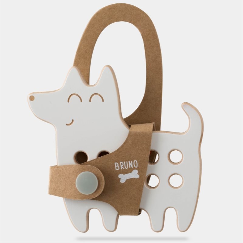 Milin Small Wooden Lacing Toy Dog играчка за подреждане 10 cm x 10 cm x 0,7 cm - За деца - Сравни цени от 1 магазин с безплатна доставка