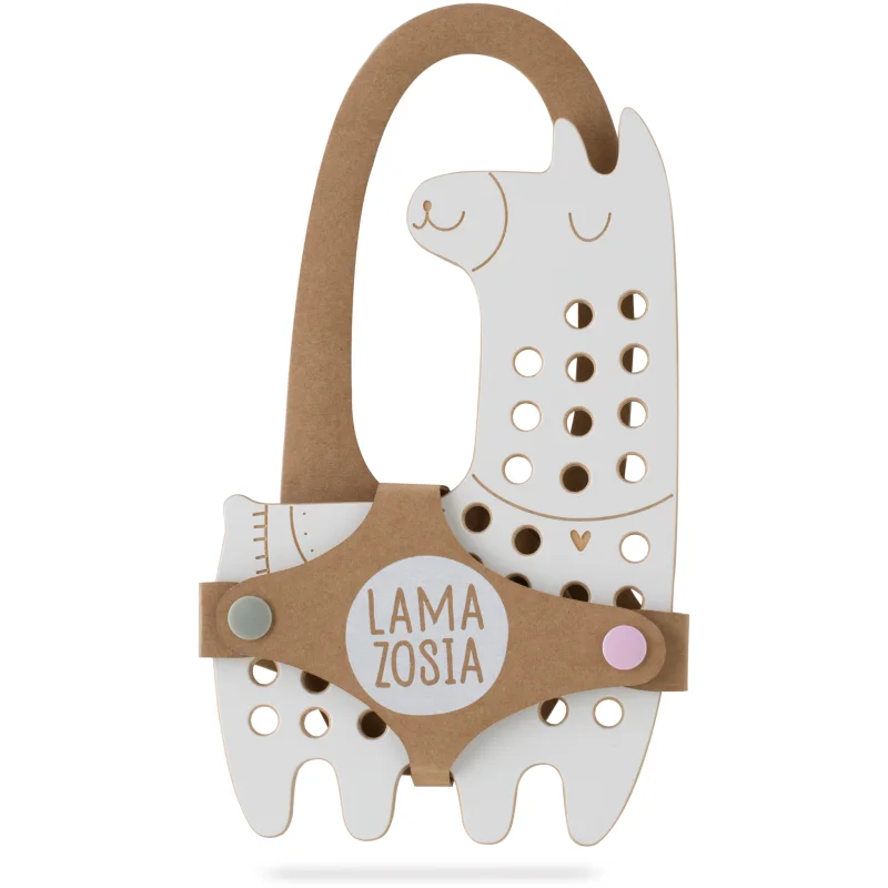 Milin Big Wooden Lacing Toy Lama Lily играчка за подреждане 20,5 cm x 13 cm x 0,7 cm - За деца - Сравни цени от 1 магазин с безплатна доставка