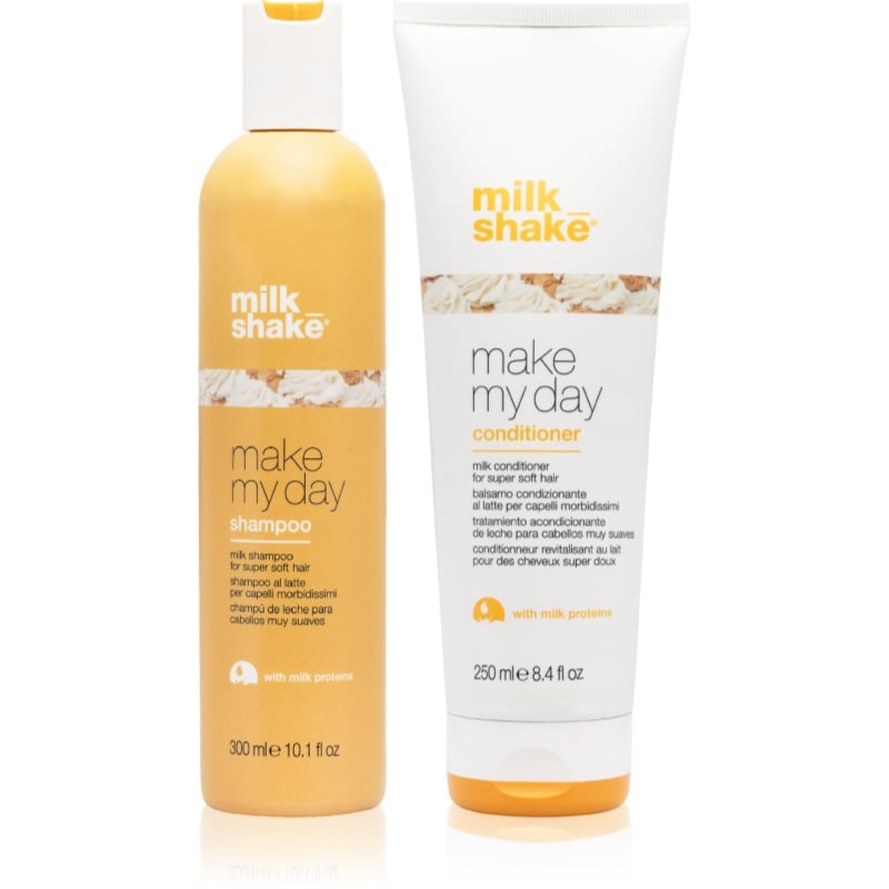 milk_shake® Make My Day комплект с протеин за всички видове коса - Комплект - Сравни цени от 1 магазин с безплатна доставка