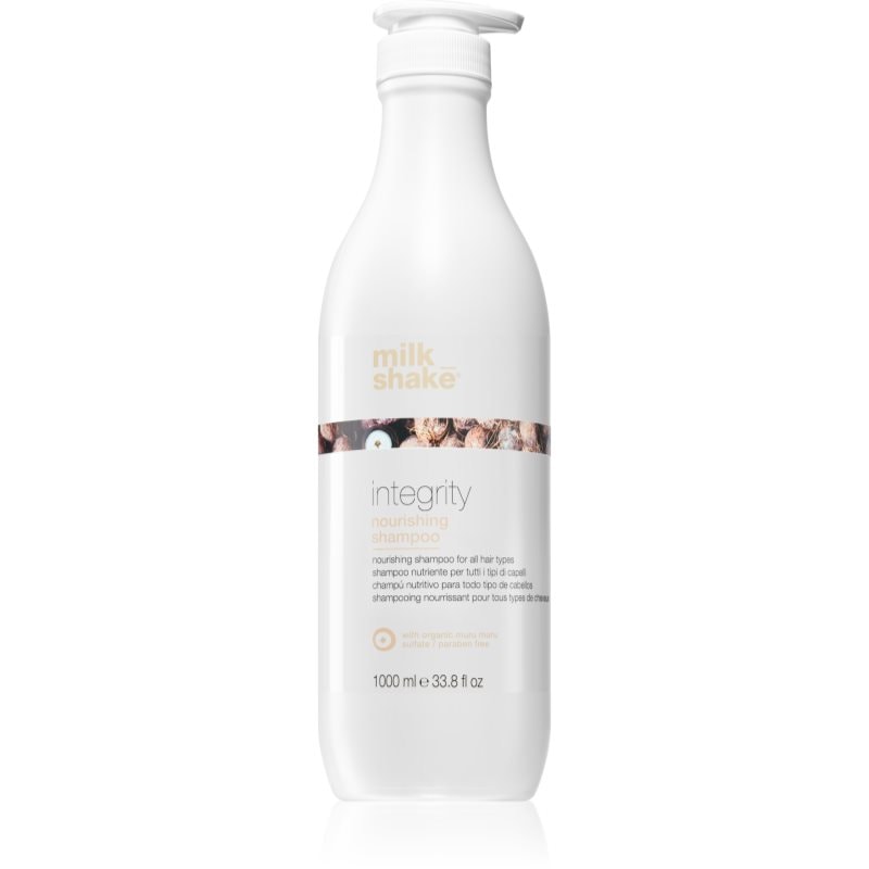 milk_shake® milk_shake® Integrity Nourishing Shampoo подхранващ шампоан за всички видове коса без сулфати - Унисекс парфюм 1000мл - Сравни цени от 1 магазин с безплатна доставка