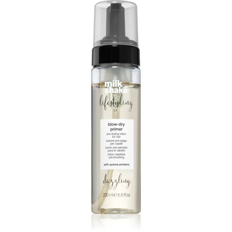milk_shake® Lifestyling Blow-dry Primer пяна за коса за топлинно третиране на косата - Грижа за коса - Сравни цени от 1 магазин с безплатна доставка