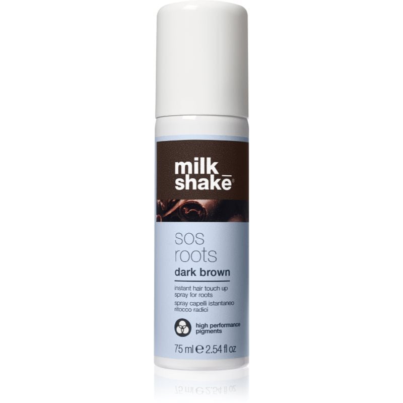 milk_shake® Sos Roots спрей за мигновено прикриване на израснала коса Dark brown