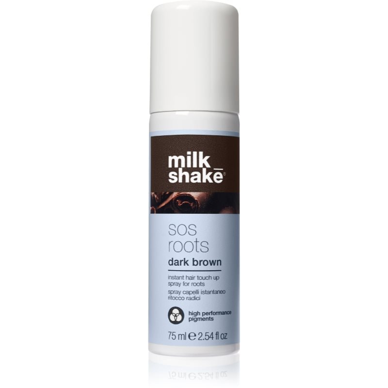 milk_shake® Sos Roots спрей за мигновено прикриване на израснала коса Dark brown - Грижа за коса - Сравни цени от 1 магазин с безплатна доставка