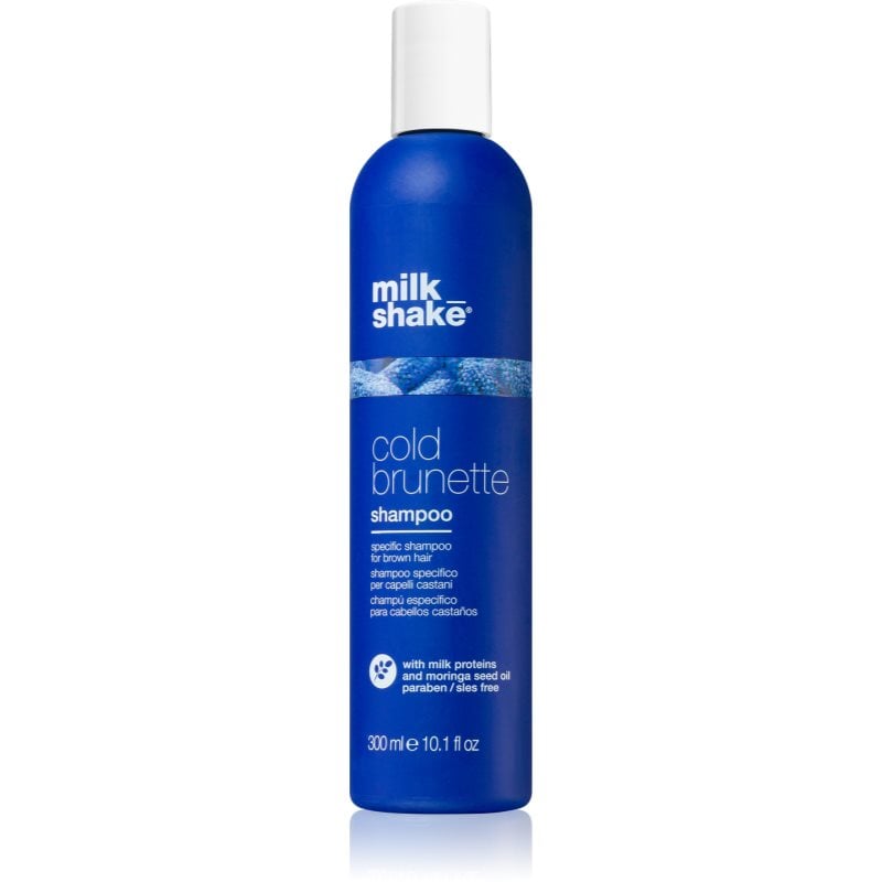 milk_shake® Cold Brunette Shampoo шампоан, неутрализиращ жълтите нюанси за коса с кафяви нюанси