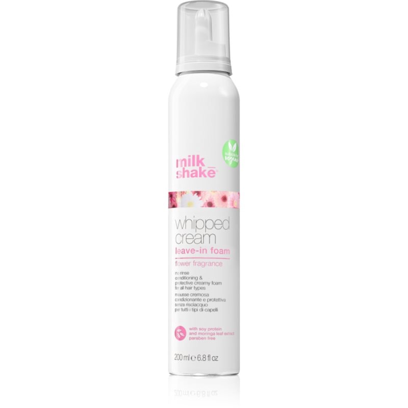 milk_shake® Leave-in Treatments Whipped Cream хидратираща грижа без отмиване за ядисана коса Flower Fragrance - Грижа за коса - Сравни цени от 1 магазин с безплатна доставка