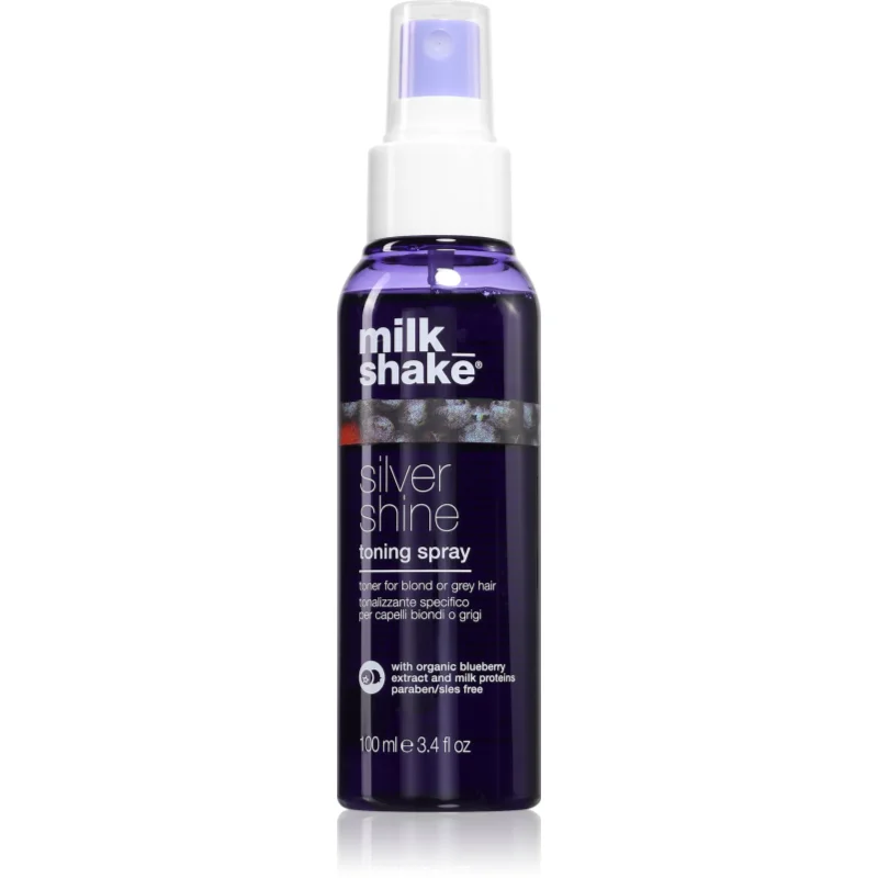 milk_shake® Silver Shine Toning Spray тониращ спрей за руса и сива коса - Грижа за коса - Сравни цени от 1 магазин с безплатна доставка