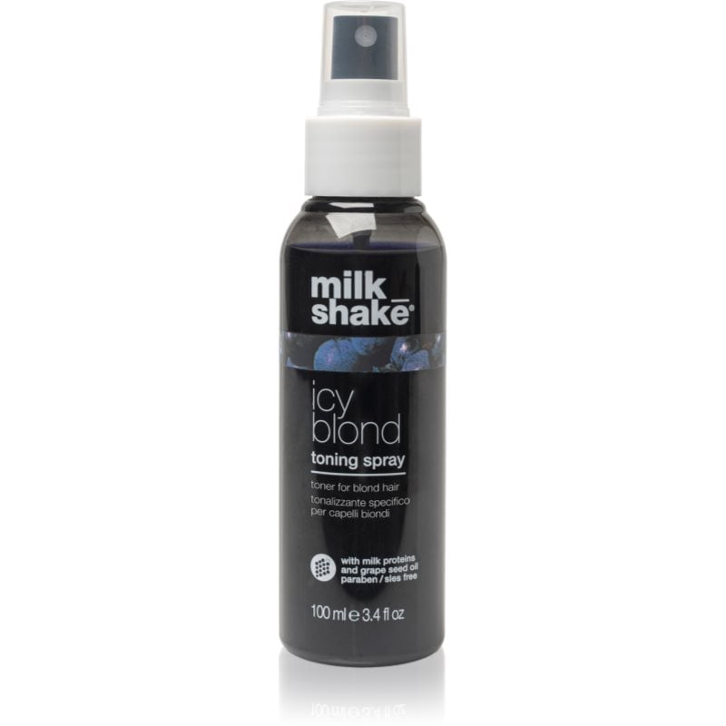 milk_shake® Icy Blond Toning Spray спрей неутрализиращ жълтеникавите оттенъци