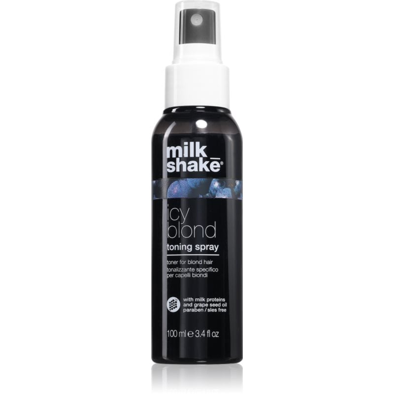 milk_shake® Icy Blond Toning Spray спрей неутрализиращ жълтеникавите оттенъци