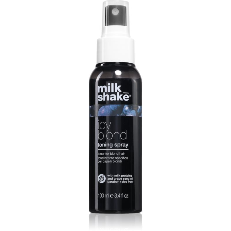 milk_shake® Icy Blond Toning Spray спрей неутрализиращ жълтеникавите оттенъци - Грижа за коса - Сравни цени от 1 магазин с безплатна доставка