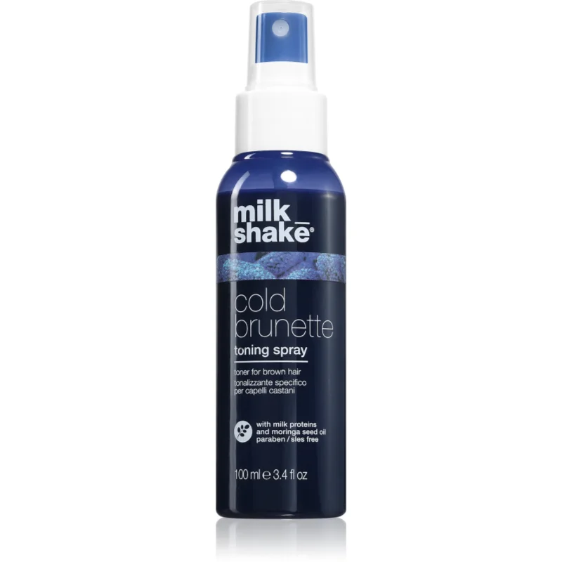 milk_shake® Cold Brunette Toning Spray спрей неутрализиращ кафеникавите оттенъци - Грижа за коса - Сравни цени от 1 магазин с безплатна доставка