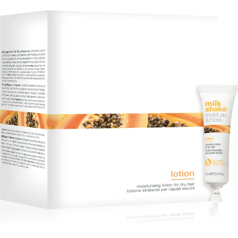 milk_shake® Moisture & More Lotion хидратиращо мляко за суха коса 12x - Грижа за коса - Сравни цени от 1 магазин с безплатна доставка