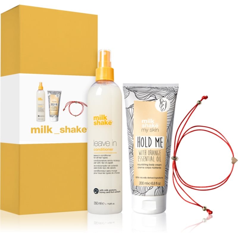 milk_shake® Leave-in Treatments Gift Set подаръчен комплект за коса и тяло за жени - Комплект - Сравни цени от 1 магазин с безплатна доставка