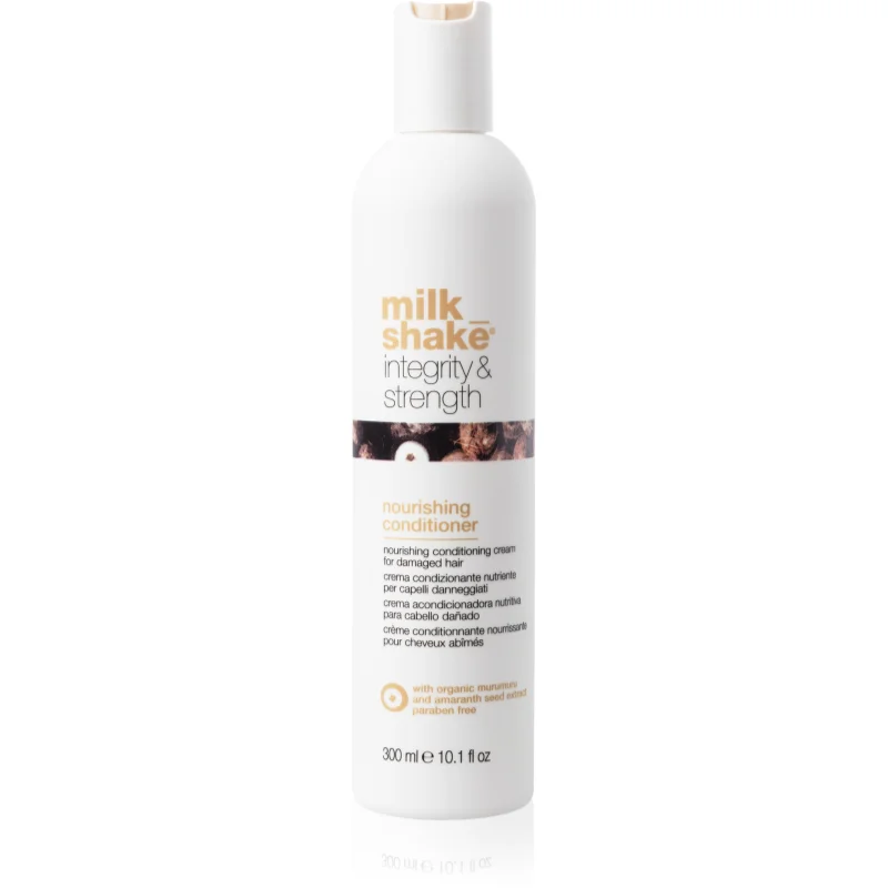 milk_shake® Integrity & Strength Nourishing Conditioner подхранващ балсам за увредена коса - Грижа за коса - Сравни цени от 1 магазин с безплатна доставка