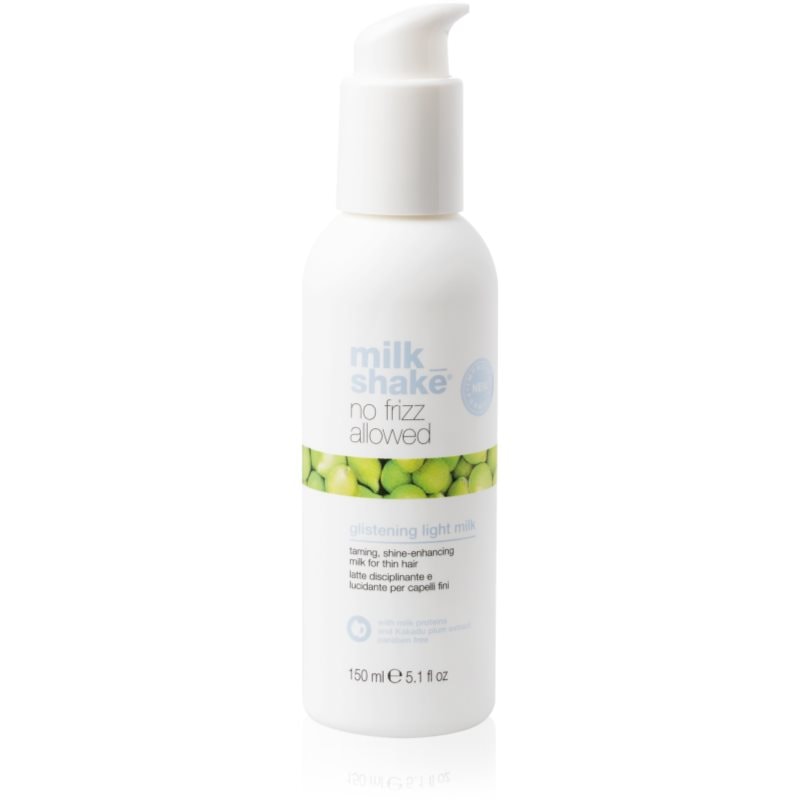 milk_shake® No Frizz Allowed Glistening Light Milk мляко за коса против цъфтене - Грижа за коса - Сравни цени от 1 магазин с безплатна доставка
