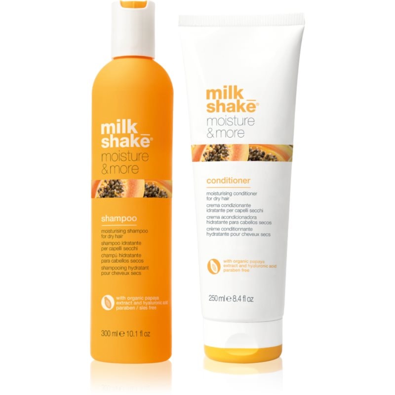 milk_shake® Moisture & More Duo Pack комплект за суха коса за жени - Комплект - Сравни цени от 1 магазин с безплатна доставка