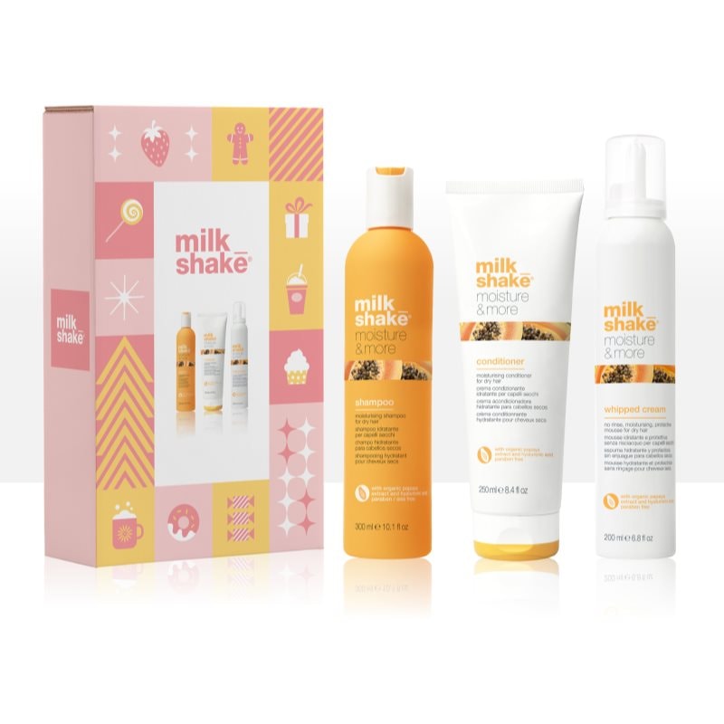 milk_shake® Moisture & More коледен подаръчен комплект за жени - Комплект - Сравни цени от 1 магазин с безплатна доставка
