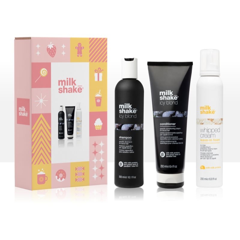 milk_shake® Icy Blond Set подаръчен комплект за блонд коса и коса с кичури - Комплект - Сравни цени от 1 магазин с безплатна доставка