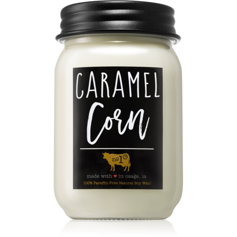 Milkhouse Candle Co. Farmhouse Caramel Corn ароматна свещ Mason Jar 368 гр. - Аромат - Сравни цени от 1 магазин с безплатна доставка