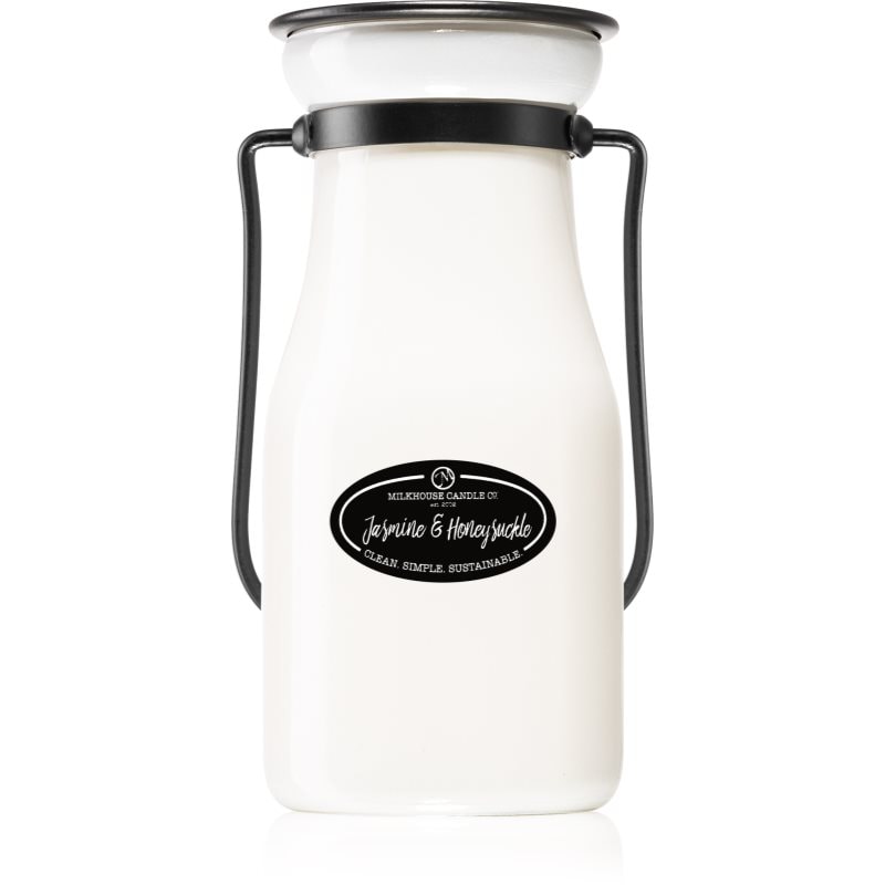 Milkhouse Candle Co. Creamery Jasmine & Honeysuckle ароматна свещ Milkbottle 227 гр. - Аромат - Сравни цени от 1 магазин с безплатна доставка