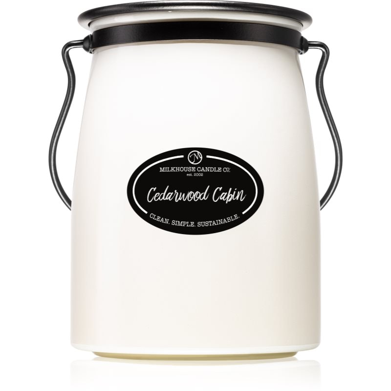 Milkhouse Candle Co. Creamery Cedarwood Cabin ароматна свещ Butter Jar 624 гр. - Аромат - Сравни цени от 1 магазин с безплатна доставка