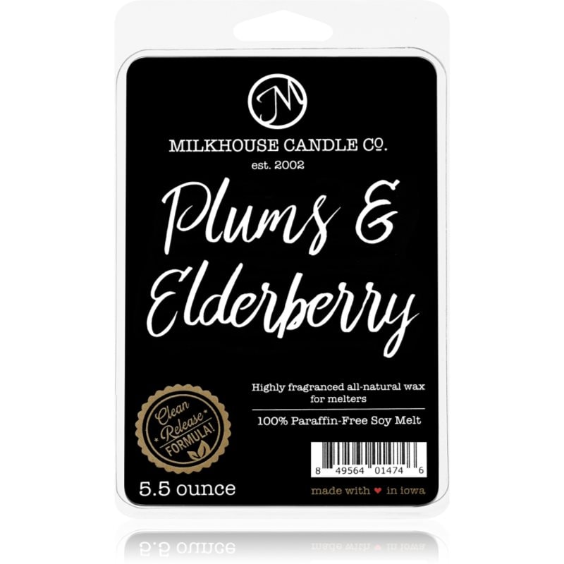 Milkhouse Candle Co. Creamery Plums & Elderberry восък за арома-лампа 155 гр. - Аромат - Сравни цени от 1 магазин с безплатна доставка